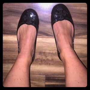 Tory Burch paten leather flats!